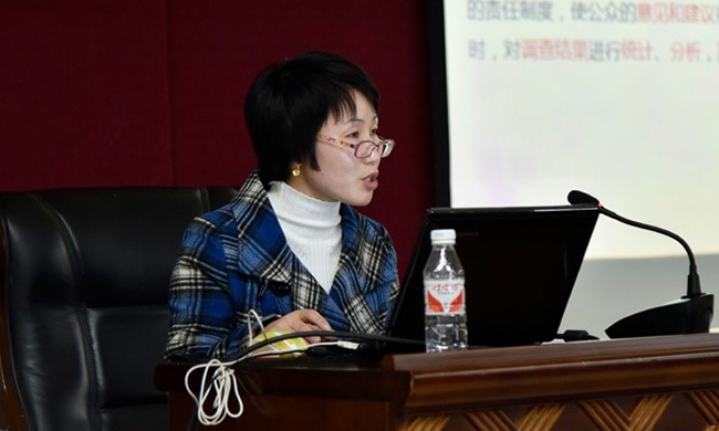 OETY欧亿体育互联政府网站评测研究中心副主任王玲受邀出席“广西壮族自治区住房城乡建设视频会议系统及政府网站建设工作会议”，并对参会人员作专题培训。
